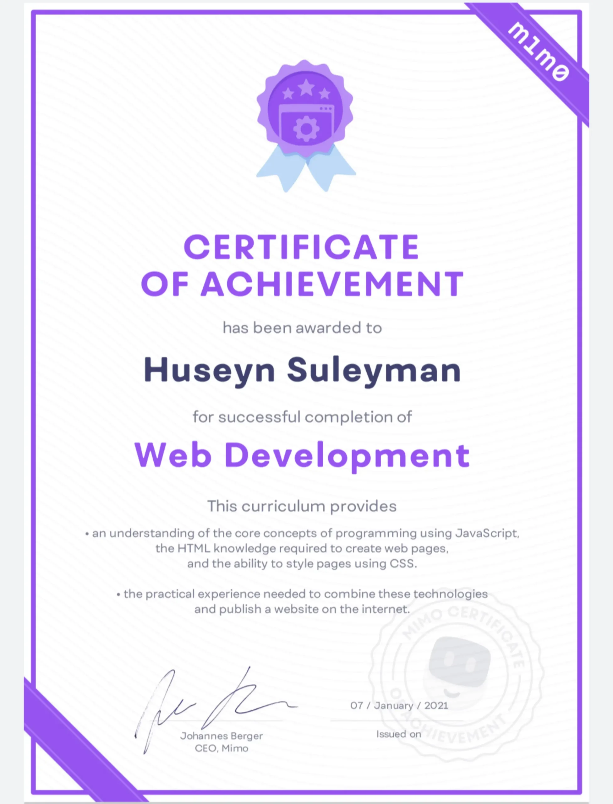 Web development certificate Mr. Huseyn Suleyman-2 (1)